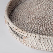 Load image into Gallery viewer, Rattan Serving Tray