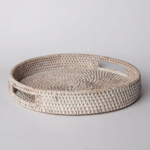 Load image into Gallery viewer, Rattan Serving Tray