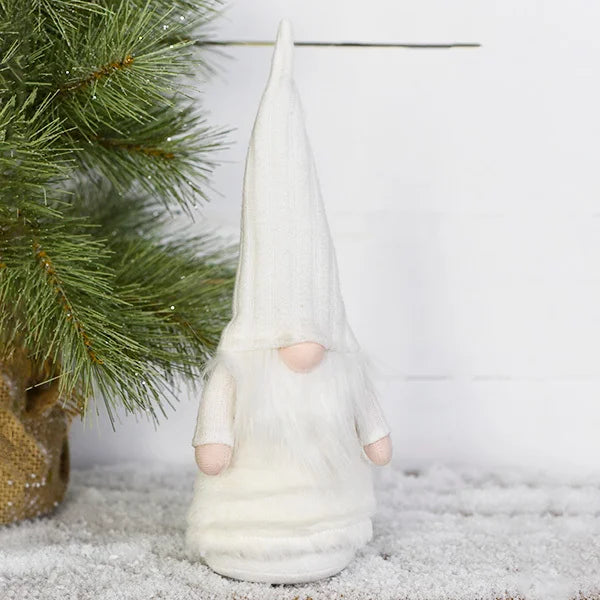 White Holiday Gnome